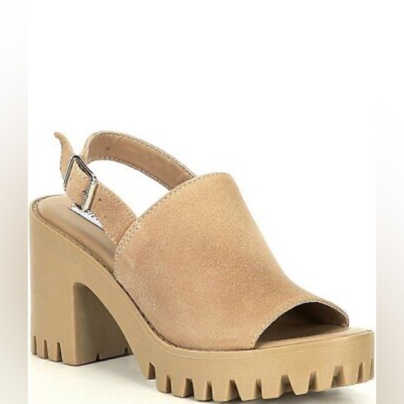 Women’s STEVE MADDEN Sunnyside suede chunky sandal. Size 10 - Picture 2 of 7